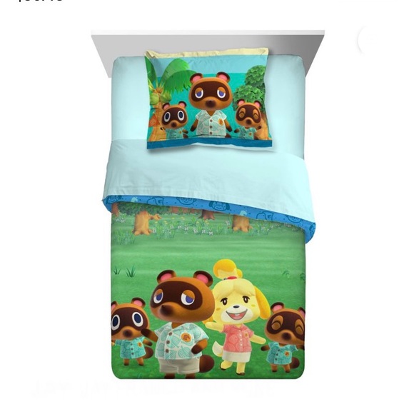 Animal Crossing Comforter and Sham Set, Twin/Full New - Picture 6 of 12